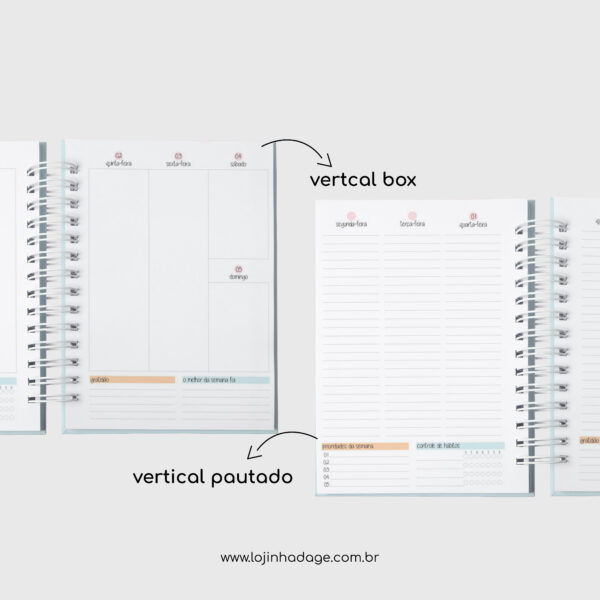 Planners 2025 - vertical - Coleção Clean - Image 2