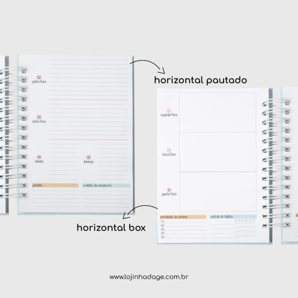 Planners 2025 - horizontal - Coleção Clean - Image 2