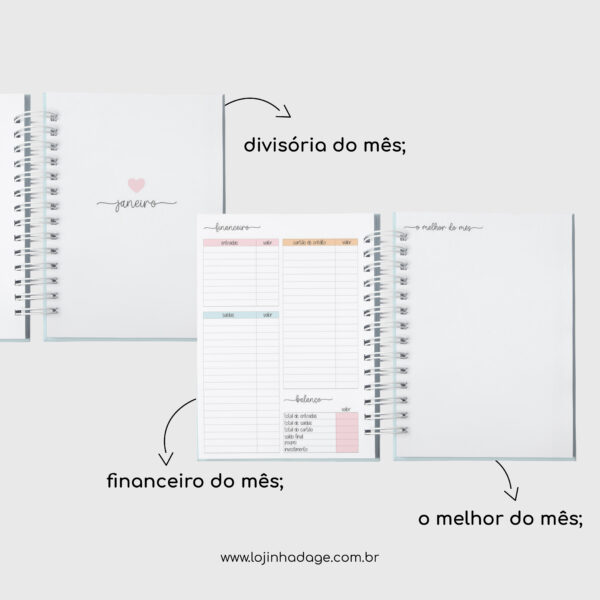 Agendas 2025 - 1dpp - Coleção Clean - Image 5