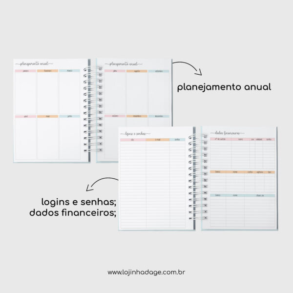 Planners 2025 - horizontal - Coleção Clean - Image 5